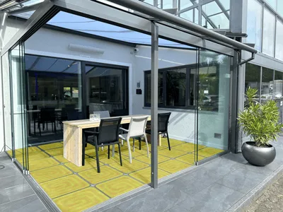 komplett beheizter Kaltwintergarten