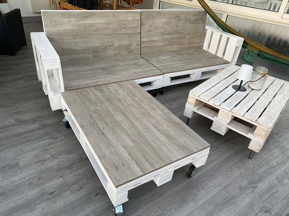 Paletten-Lounge